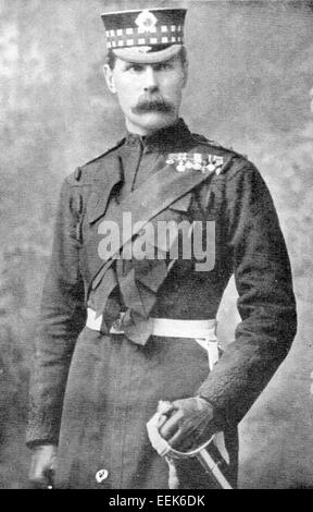 Lord Methuen, ein englischer Militäroffizier und Politiker, ist vor allem für seine Beteiligung am Zweiten Anglo-Burenkrieg bekannt. Seine militärische Karriere und sein politischer Einfluss spielten eine wichtige Rolle in der britischen Militärgeschichte und der Kolonialverwaltung. Stockfoto