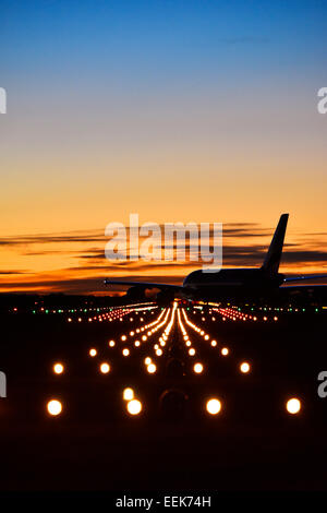 Airbus, ein 380, Flughafen München, MUC, EDDM, Freising, Erding, München, Bayern, Deutschland, Europa Stockfoto