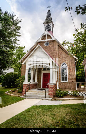 St.-Stephans Episcopal Church, Main Street, Romney, West virginia Stockfoto