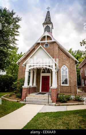 St.-Stephans Episcopal Church, Main Street, Romney, West virginia Stockfoto