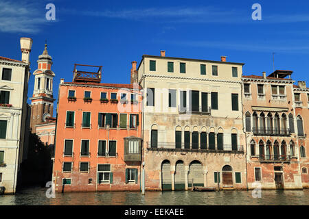 Casa Zago, Ca' da Mosto und Palazzo Dolfin Stockfoto