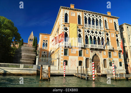 Palazzo Cavalli-Franchetti Stockfoto