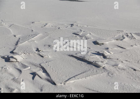 Eis und Schnee am Lake Ontario im winter Stockfoto