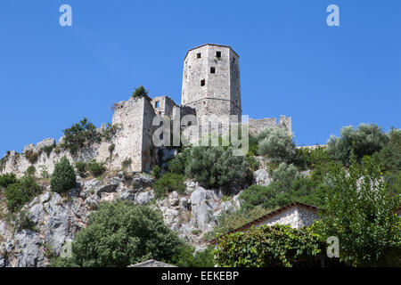 Die Festung Počitelj, Bosnien und Herzegowina Stockfoto