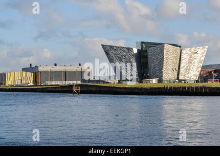 Titanic Belfast Museum, Nordirland Stockfoto