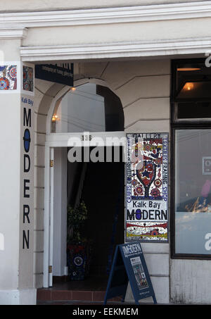 Kunstgalerie in Kalk Bay in Südafrika Stockfoto