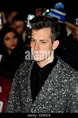 London, UK. 19. Januar 2015. Mark Ronsion (Musiker) besuchen UK Premiere von Mortdecai bei Empire Leicester Square in London 19. Januar 2015 Credit: Peter Phillips/Alamy Live News Stockfoto