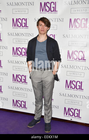 London, UK. 19. Januar 2015. Greg Austin besucht MediaSkin Gifting Lounge im Salmontini 1 Pont St, Belgravia, London. Bildnachweis: Siehe Li/Alamy Live News Stockfoto