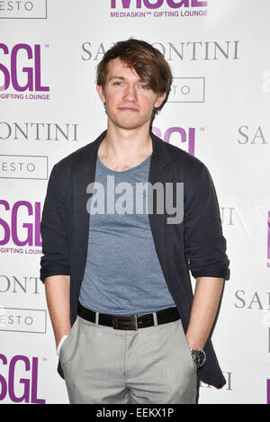 London, UK. 19. Januar 2015. Greg Austin besucht MediaSkin Gifting Lounge im Salmontini 1 Pont St, Belgravia, London. Bildnachweis: Siehe Li/Alamy Live News Stockfoto