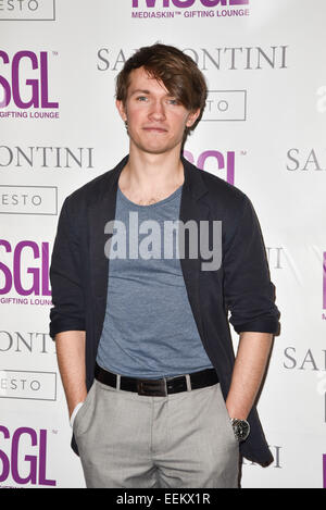 London, UK. 19. Januar 2015. Greg Austin besucht MediaSkin Gifting Lounge im Salmontini 1 Pont St, Belgravia, London. Bildnachweis: Siehe Li/Alamy Live News Stockfoto