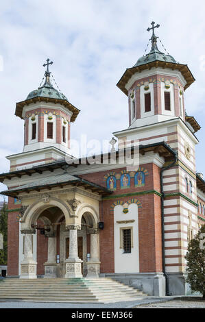 Osteuropa orthodoxe Kirche von Sinaia Kloster in Rumänien Stockfoto