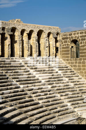 Antiken Theater von Aspendos, Provinz Antalya, Türkei Stockfoto