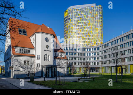 Alten Clubgebäude und Sitz der allgemeinen deutschen Automobilclub, der ADAC Architekten Sauerbruch Hutton, München Stockfoto