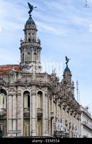 Gran Teatro De La Habana, großen Theater von Havanna, Centro Habana, Havana, Ciudad De La Habana, Kuba Stockfoto