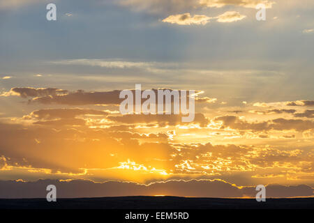 Sunrise Goblin Valley State Park, Green River, Utah, United States Stockfoto