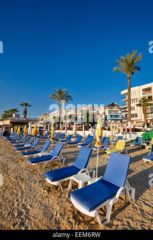 Strand in Kusadasi, Aydin Provinz, Türkei. Stockfoto