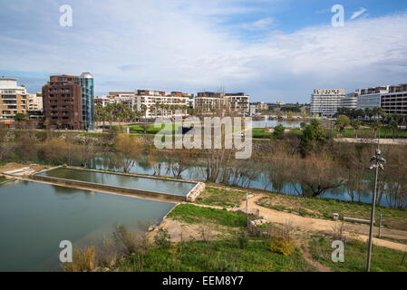 Port-Marianne städtische Wohnsiedlung, Montpellier, Frankreich Stockfoto