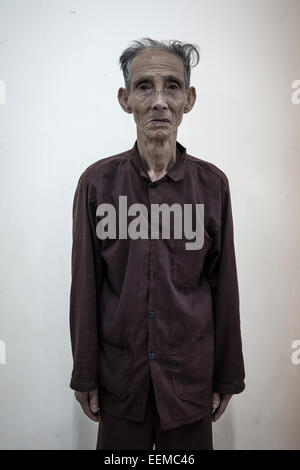 Nguyen Van Duyet kämpfte in der südlichen Provinz Tay Ninh. Es ist von Agent Orange Dioxin betroffen. Stockfoto