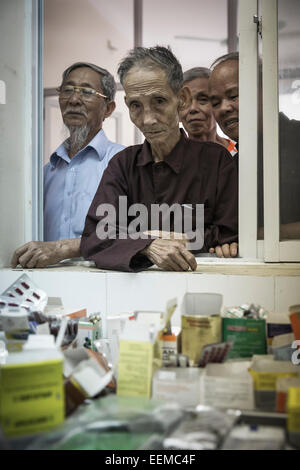 Einige Veterane von Agent Orange in das medizinische Zentrum erwartet betroffen. Stockfoto