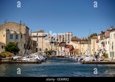 Blick über die Stadt Martigues Bouches du Rhone, PACA (Provence-Alpes-Cote d ' Azur), Frankreich Stockfoto