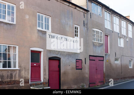 Die alte Brauerei und Barm Wanne Gebäude in der Stadt von Melbourne South Staffordshire, die in einem großen Haus umgewandelt wurden Stockfoto