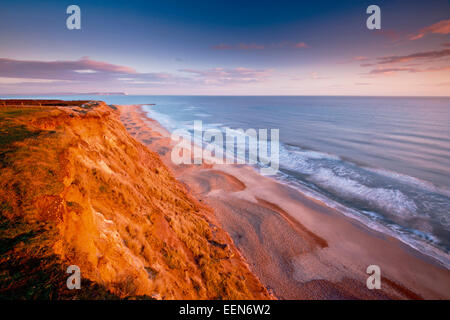 Ein Blick vom Hengistbury Head. Stockfoto