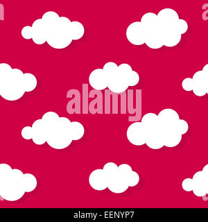 Abstrakte Cloud-Hintergrund-Vektor-Illustration Stockfoto