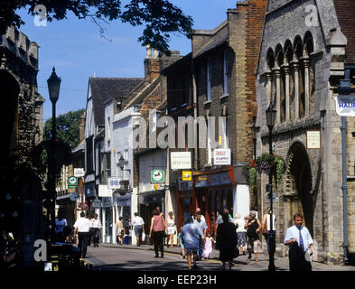 Huntingdon Stadtzentrum entfernt. Cambs Stockfoto
