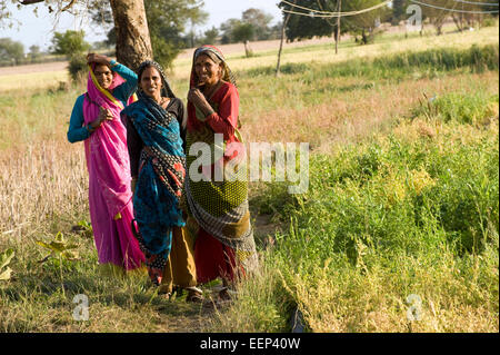 Ein Krankenwagen Janani Express Janani bedeutet "Mutter" in Hindi, Transporte schwangere Frauen zu Gesundheitszentren zu gebären. Stockfoto