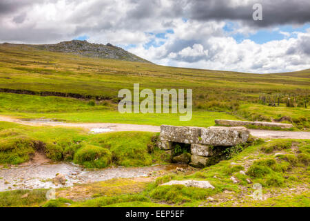 Grobe Tor auf Bodmin Moor ist das zweite höchste Punkt in Cornwall England UK Europa Stockfoto