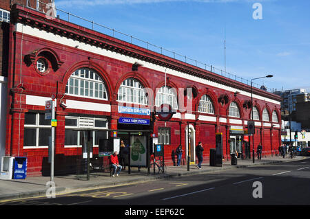 Chalk Farm u-Bahnstation, Adelaide Road, Camden, London, England, UK Stockfoto