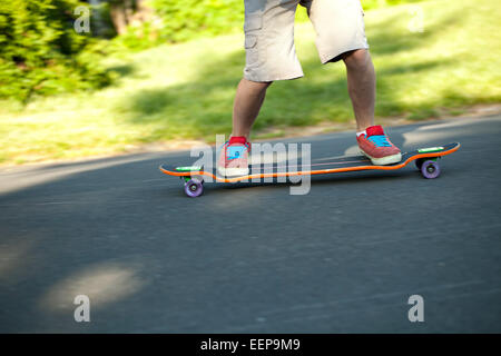 Longboarder Closeup Stockfoto