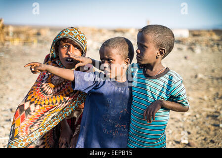 Äthiopische Kinder, Äthiopien, Afrika Stockfoto