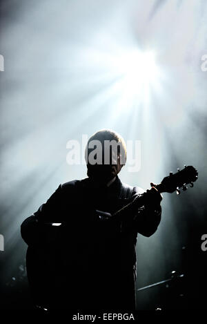 BARCELONA - 24 JUL: Abbey Road (Band Hommage an die Beatles) führt auf Golden Revival Festival. Stockfoto