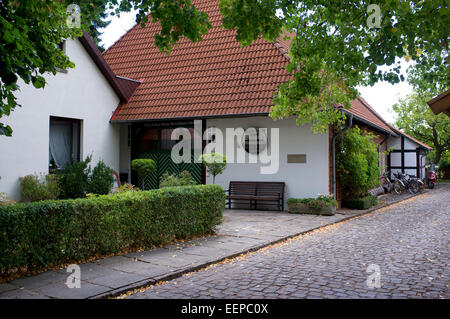 Wilhelm Busch Museum, im Haus, wo er, in Wiedensahl, Deutschland geboren wurde Stockfoto