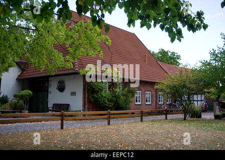 Wilhelm Busch Museum, im Haus, wo er, in Wiedensahl, Deutschland geboren wurde Stockfoto