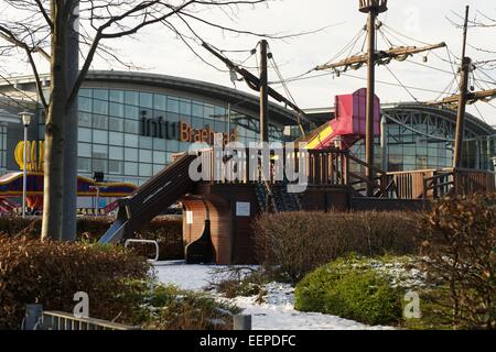 Außen Braehead Einkaufszentrum. Stockfoto