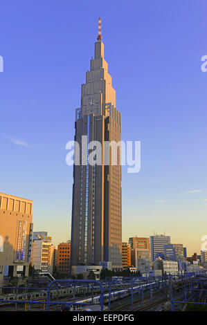 NTT Docomo Yoyogi-Gebäude, die dritte höchste Gebäude in Japan Stockfoto