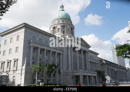 Oberste Gerichtshof Altbau, Singapur. Stockfoto
