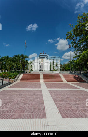 Der Altar De La Patria, Parque De La Independencia, (Puerta del Conde), UNESCO-Welterbe, Zona Colonial, Santo Domingo, Dom Stockfoto
