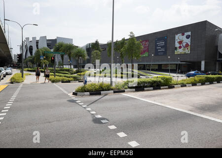 Vivo City – das größte Einkaufszentrum in Singapur. Von Pritzker-Preis ausgezeichneten Architekten Toyo Ito. Stockfoto