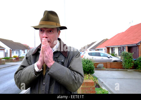 Thanet Süd, Kent, UK. Die UKIP Aktion Tag Thanet Süd 2015. Ersten Aktionstag der UKIP 2015 © Rachel Megawhat/Alamy Live News Stockfoto