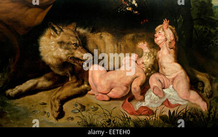 Romulus und Remus1615 - 1616 Rubens (1577-1640) flämischen Belgien Belgien (Zwillingsbrüder und Hauptfiguren der Gründungsmythos Roms) Stockfoto