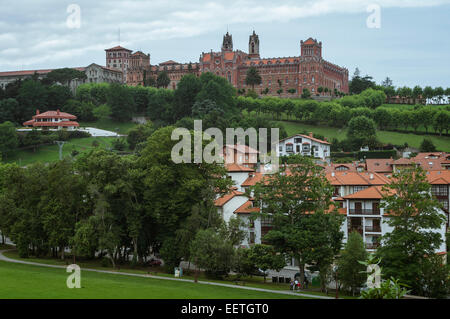 Universidad Pontificia Comillas de Cantabria, España Stockfoto