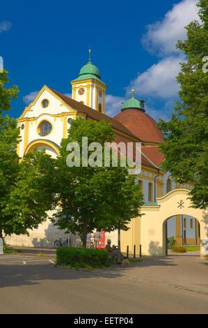 Friedberg, Wallfahrtskirche Herrgottsruh, Schwaben, Bayern, Aichach-Friedberg Landkreis, Deutschland, Europa. Stockfoto