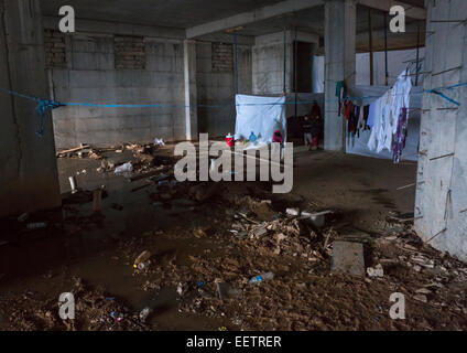 Yezedi Flüchtlinge aus Sinjar, Duhok, Kurdistan, Irak Stockfoto