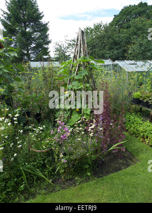 Ornamentale Biogarten, Cheshire, UK Stockfoto