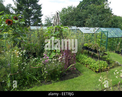 Ornamentale Biogarten, Cheshire, UK Stockfoto