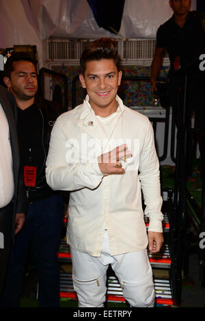 Premios Juventud 2014 im BankUnited Center - Ankünfte mit: Oscarcito wo: Coral Gables, Florida, Vereinigte Staaten, wann: 18. Juli 2014 Stockfoto