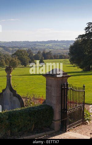 Tor und Eingang zum Ashton Gericht Estate, Bristol Stockfoto